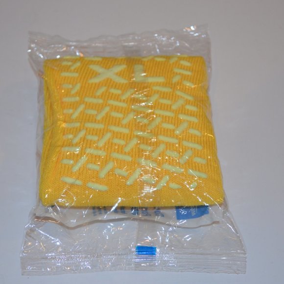 MEDLINE Double Tread Slippers Knit 1 Pair Slippery Resistant Socks Yellow XL - Picture 3 of 3